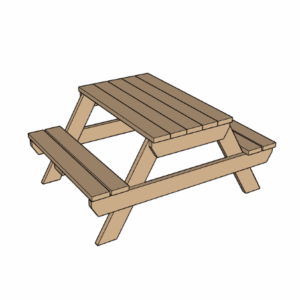4 Foot Picnic Table